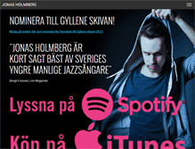 Tablet Screenshot of jonasholmberg.se